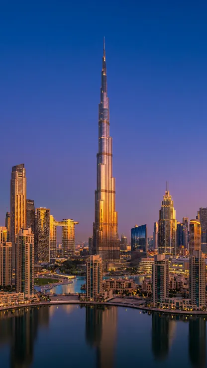 The Dubai skyline, a popular base for remote workers on the UAE virtual working visa